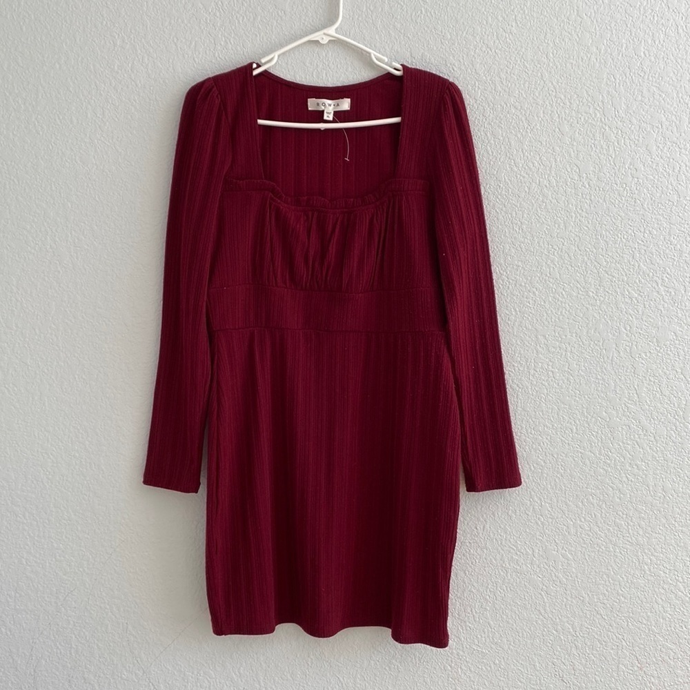 ROW.A Knit Full Sleeves Dress